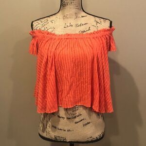 New Free People Beach Off The Shoulder Top XS